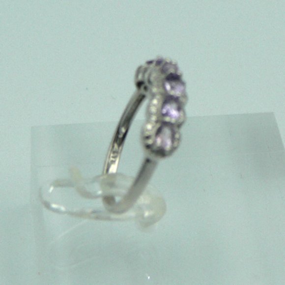 Sz 8 Genuine Rose De France Amethyst Ring NWOT - Picture 3 of 5